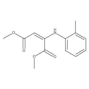 1,4-Dimethyl 2-[(2-methylphenyl)amino]-2-butenedioate结构式