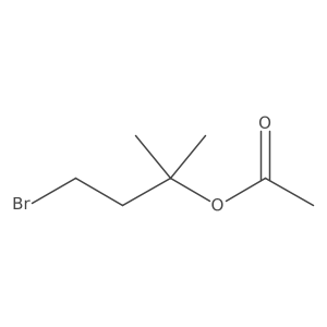 2-Butanol, 4-bromo-2-methyl-, 2-acetate结构式
