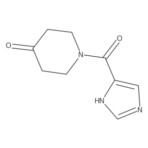 1-(1H-imidazol-5-ylcarbonyl)-4-Piperidinone Structure