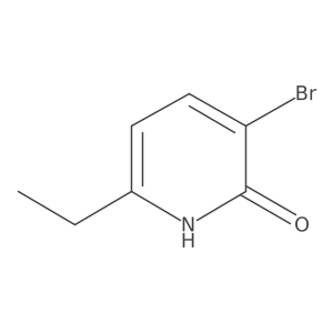 3-Bromo-6-ethylpyridin-2-ol Structure