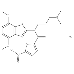 N-(4,7-dimethoxybenzo[d]thiazol-2-yl)-N-(3-(dimethylamino)propyl)-5-nitrofuran-2-carboxamide hydrochloride Structure