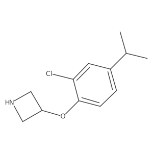 3-(2-Chloro-4-isopropylphenoxy)azetidine Structure