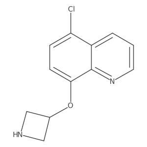 8-(Azetidin-3-yloxy)-5-chloroquinoline结构式