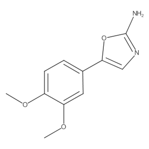 5-(3,4-Dimethoxyphenyl)-1,3-oxazol-2-amine Structure
