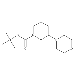 Tert-butyl 3-morpholinopiperidine-1-carboxylate Structure