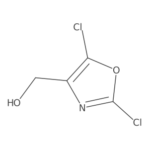 (2,5-Dichlorooxazol-4-yl)methanol结构式