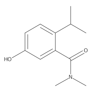 5-Hydroxy-2-isopropyl-N,N-dimethylbenzamide Structure