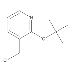 2-(Tert-butoxy)-3-(chloromethyl)pyridine Structure