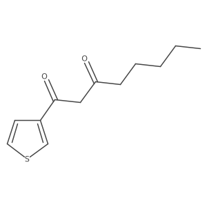 1-(Thiophen-3-yl)octane-1,3-dione结构式