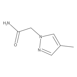 2-(4-Methyl-1H-pyrazol-1-yl)acetamide Structure