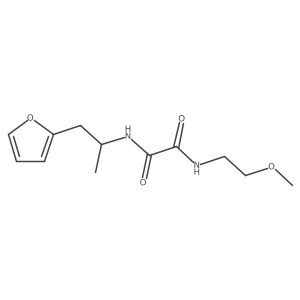 N1-(1-(furan-2-yl)propan-2-yl)-N2-(2-methoxyethyl)oxalamide Structure