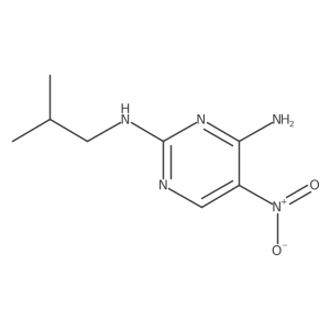 N2-isobutyl-5-nitropyrimidine-2,4-diamine结构式