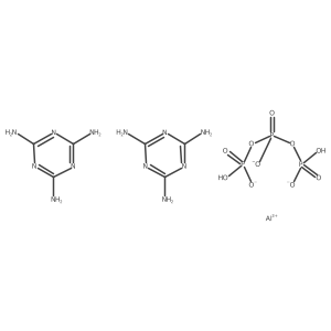 Melamine-(aluminium phosphate)结构式