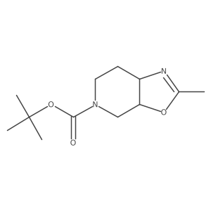 Tert-butyl 2-methyl-3A,4,7,7A-tetrahydrooxazolo[5,4-C]pyridine-5(6H)-carboxylate Structure