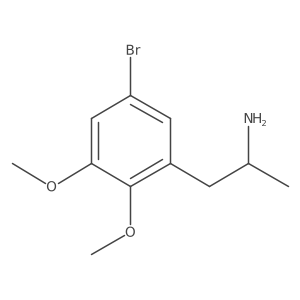 (2R)-1-(5-bromo-2,3-dimethoxyphenyl)propan-2-amine结构式