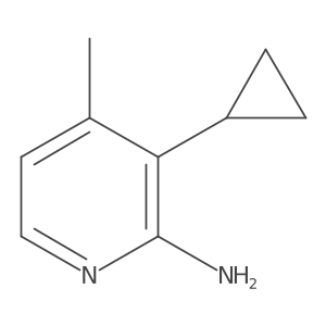 3-Cyclopropyl-4-methylpyridin-2-amine Structure