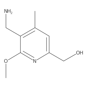(5-(Aminomethyl)-6-methoxy-4-methylpyridin-2-yl)methanol Structure