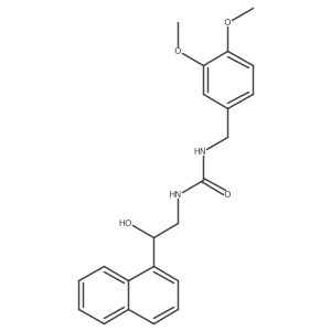 1-(3,4-Dimethoxybenzyl)-3-(2-hydroxy-2-(naphthalen-1-yl)ethyl)urea Structure