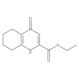 Ethyl 4-hydroxy-5,6,7,8-tetrahydroquinoline-2-carboxylate结构式