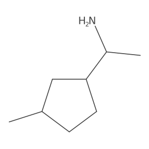 (1r)-1-(3-Methylcyclopentyl)ethan-1-amine结构式