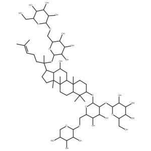 Chikusetsusaponin VI Structure