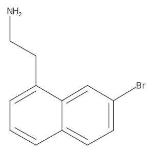 2-(7-Bromonaphthalen-1-yl)ethanamine Structure
