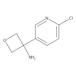 3-(6-Chloropyridin-3-YL)oxetan-3-amine Structure
