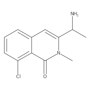 (S)-3-(1-Aminoethyl)-8-chloro-2-methylisoquinolin-1(2H)-one Structure