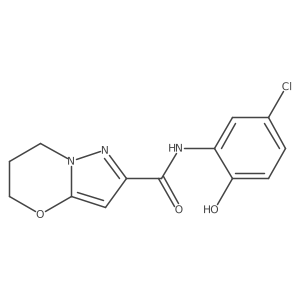 N-(5-chloro-2-hydroxyphenyl)-6,7-dihydro-5H-pyrazolo[5,1-b][1,3]oxazine-2-carboxamide Structure
