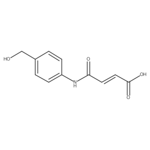 4-[4-(Hydroxymethyl)anilino]-4-oxobut-2-enoic acid结构式