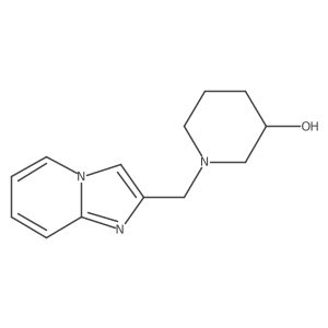 1-({Imidazo[1,2-a]pyridin-2-yl}methyl)piperidin-3-ol结构式