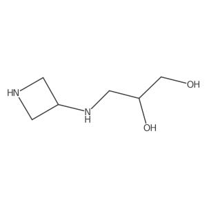 3-(3-Azetidinylamino)-1,2-propanediol结构式