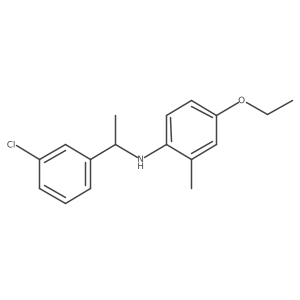 Benzenemethanamine, 3-chloro-N-(4-ethoxy-2-methylphenyl)-I+/--methyl-结构式