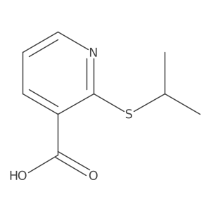 2-(Isopropylthio)nicotinic acid结构式