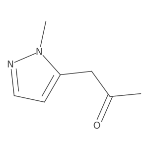 1-(1-methyl-1H-pyrazol-5-yl)propan-2-one结构式