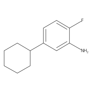 5-Cyclohexyl-2-fluoroaniline Structure