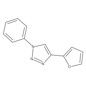 4-(furan-2-yl)-1-phenyl-1H-1,2,3-triazole结构式