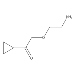 2-(2-Aminoethoxy)-1-cyclopropylethan-1-one Structure