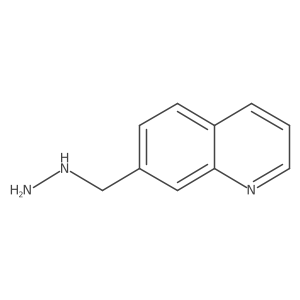 7-(Hydrazinylmethyl)quinoline结构式