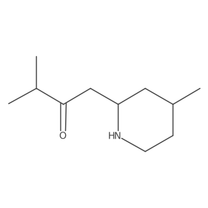 3-Methyl-1-(4-methylpiperidin-2-yl)butan-2-one结构式