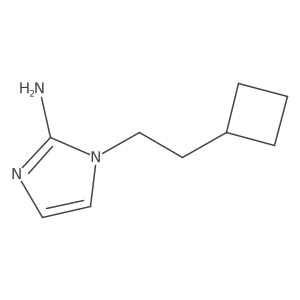 1-(2-cyclobutylethyl)-1H-imidazol-2-amine结构式