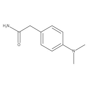 2-[4-(Dimethylamino)phenyl]acetamide结构式