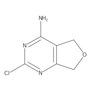 2-Chloro-5,7-dihydrofuro[3,4-d]pyrimidin-4-amine Structure
