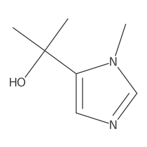 2-(1-methyl-1H-imidazol-5-yl)propan-2-ol结构式