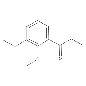 1-(3-Ethyl-2-methoxyphenyl)propan-1-one结构式