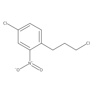 O=[N+]([O-])c1cc(Cl)ccc1CCCCl结构式