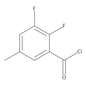 2,3-Difluoro-5-methylbenzoyl chloride Structure