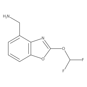 (2-(Difluoromethoxy)benzo[d]oxazol-4-yl)methanamine结构式