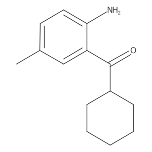 (2-Amino-5-methyl-phenyl)-cyclohexyl-methanone Structure