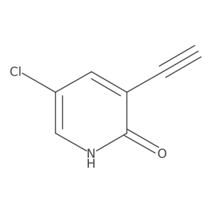 5-Chloro-3-ethynylpyridin-2-ol Structure